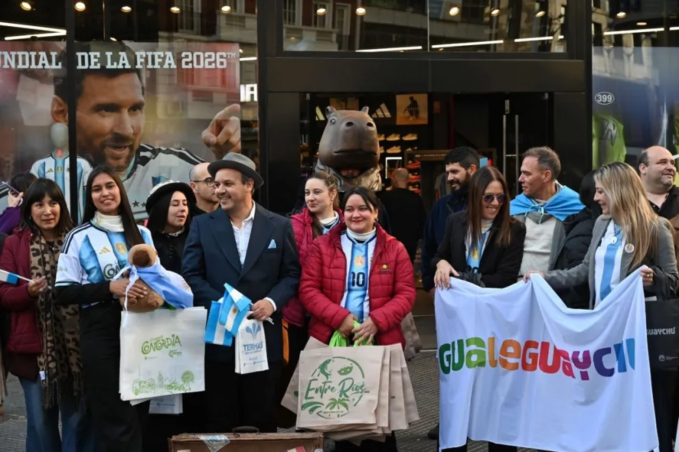Gualeguaychú participó en la campaña "Entre Ríos sede oficial del invierno" en Buenos Aires