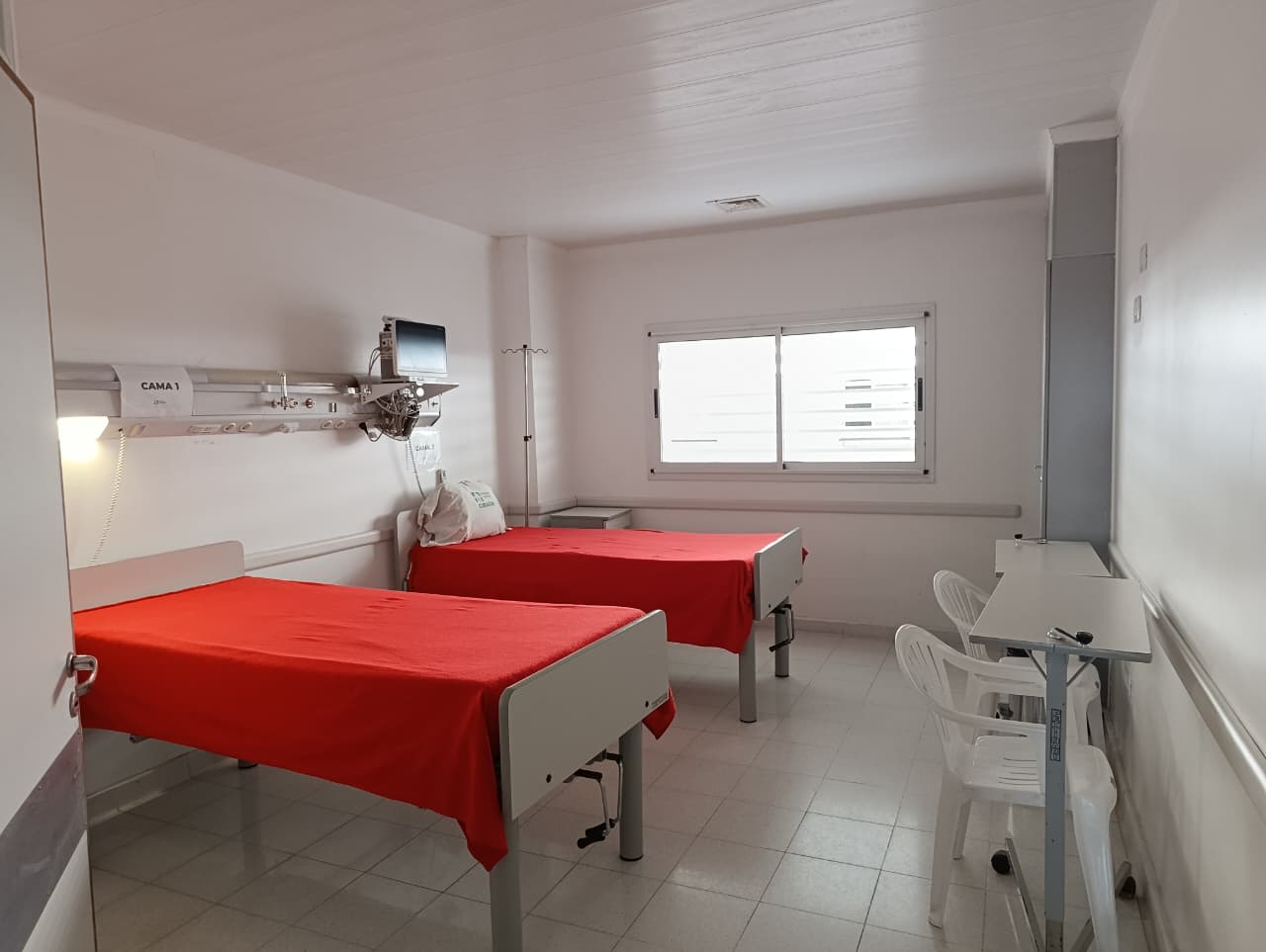 Se reparó y reacondicionó la Sala F en el nuevo edificio del Hospital Centenario