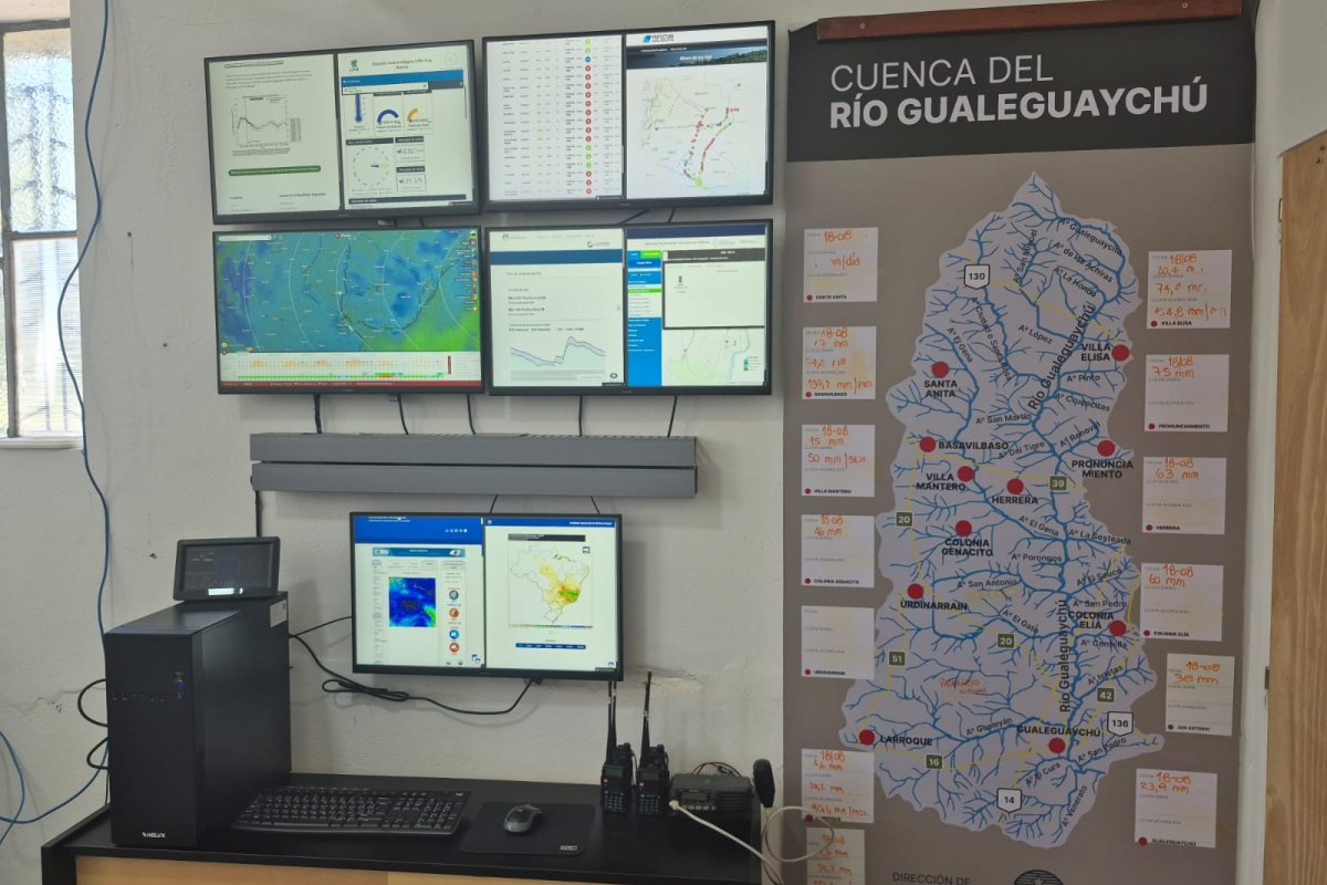 Defensa Civil cuenta con una sala de monitoreo hidrometeorológico para la cuenca y la región