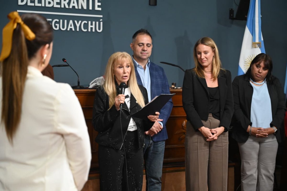 Nina Fuentes fue declarada Personalidad Destacada de Gualeguaychú