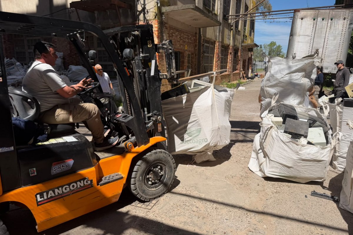 Se recolectaron más de 28.000 kilos de residuos electrónicos en lo que va del año