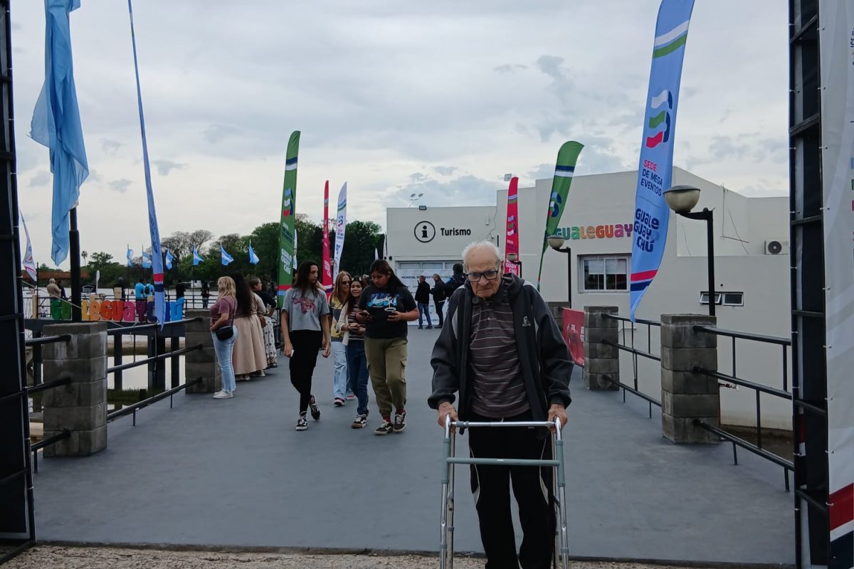 A los 99 años, Federico Salva volvió al río donde competía hace ocho décadas